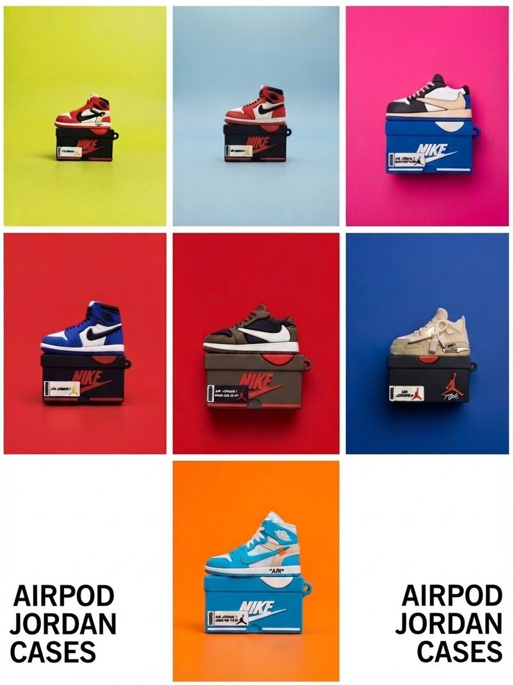 AirPods Case Sneaker Style Protective Cover for AirPods 3